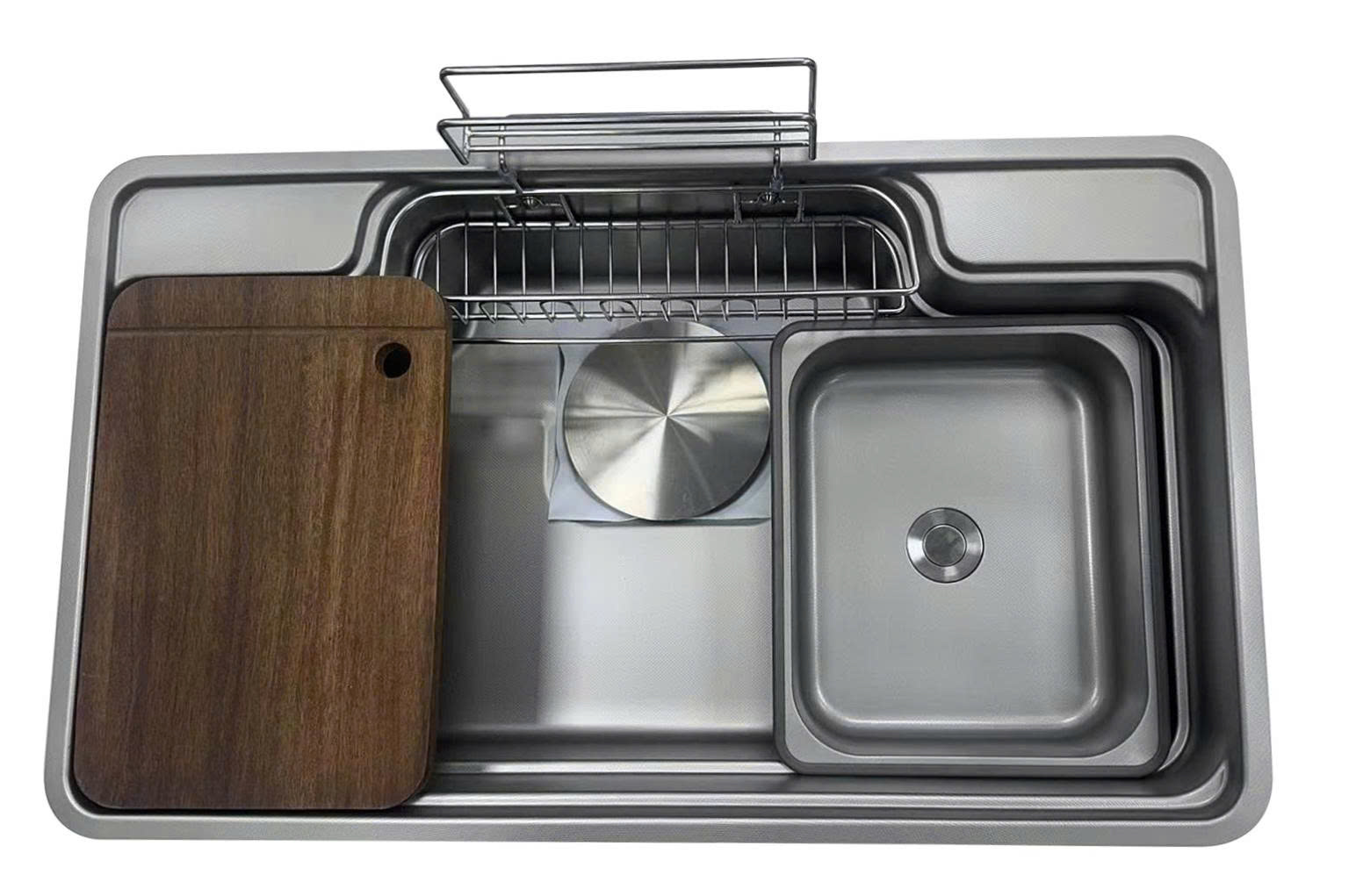 CHẬU RỬA 1 HỐ FANDI FD-DECO7848M
